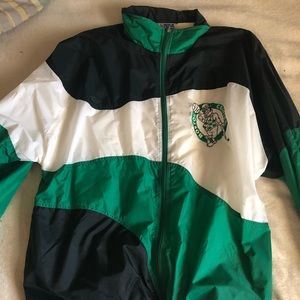 Vintage Celtics windbreaker jacket XL